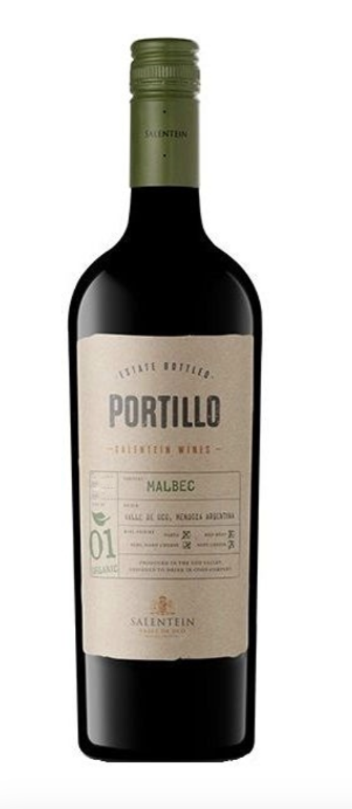 Вино Portillo Органік Мальбек сух/чер 0,75 Арг 13,5%